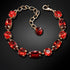 Браслет "Šiks II (Scarlet)" с кристаллами Swarovski™